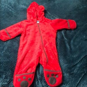 Baby’s Columbia Fleece suit